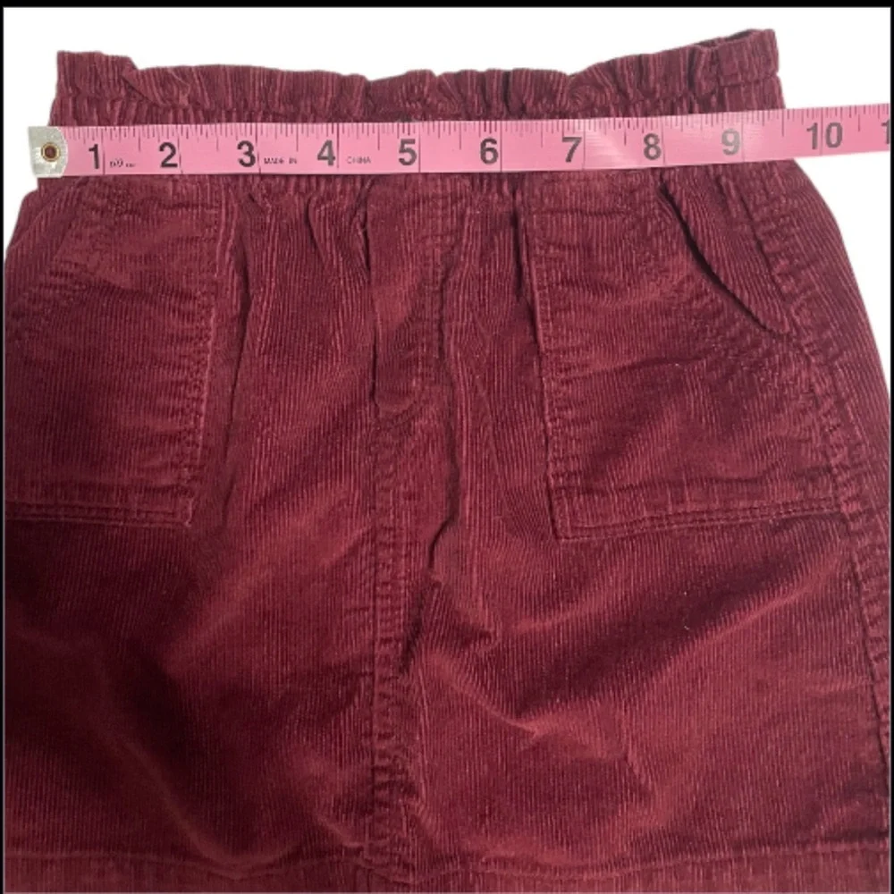 Old Navy Maroon Corduroy Girls  Skirt